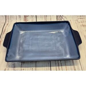 Sango Bakeware Dish Nova Blue 4934‎ Blue Good Ceramic Rectangular Baker 13.5in